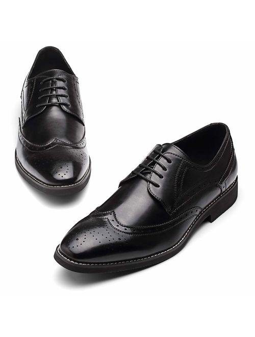 Men's Wingtip Dress Shoes Lace up Oxfords