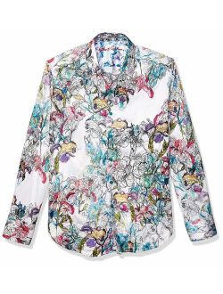 Men's Broken Blossom L/S Woven Shirt