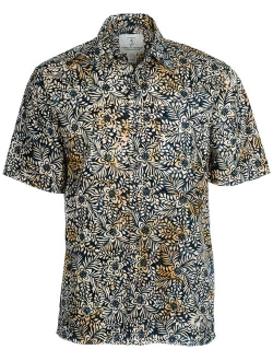 Artisan Outfitters Mens Low Tide Batik Cotton Hawiaan Shirt