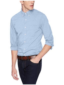 J.Crew Mercantile Men's Slim-fit Long-Sleeve Solid Shirt