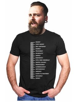 Gift for Bearded Men - Beard Scale Men's T-Shirt