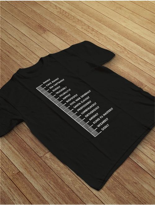 Gift for Bearded Men - Beard Scale Men's T-Shirt