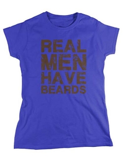 Amdesco Women's Real Men Have Beards T-Shirt