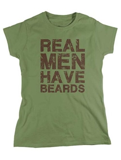 Amdesco Women's Real Men Have Beards T-Shirt