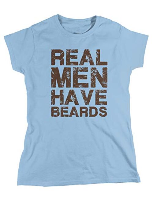 Amdesco Women's Real Men Have Beards T-Shirt