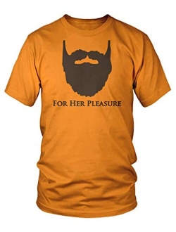 Amdesco Men's Bearded for Her Pleasure T-Shirt