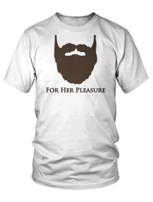 Amdesco Men's Bearded for Her Pleasure T-Shirt