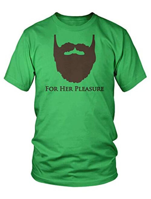 Amdesco Men's Bearded for Her Pleasure T-Shirt