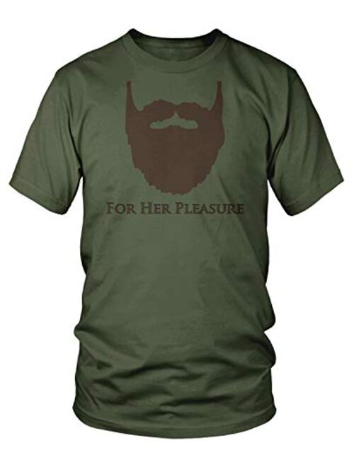 Amdesco Men's Bearded for Her Pleasure T-Shirt