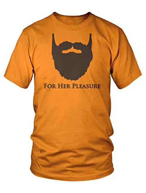 Amdesco Men's Bearded for Her Pleasure T-Shirt