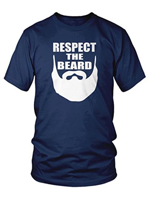 Amdesco Men's Respect The Beard T-Shirt