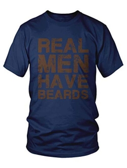 Amdesco Men's Real Men Have Beards T-Shirt