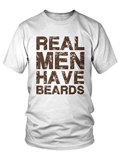 Amdesco Men's Real Men Have Beards T-Shirt