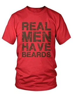 Amdesco Men's Real Men Have Beards T-Shirt