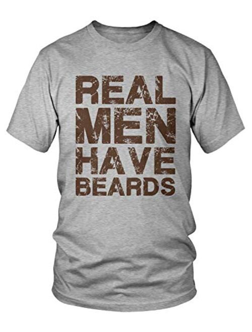 Amdesco Men's Real Men Have Beards T-Shirt