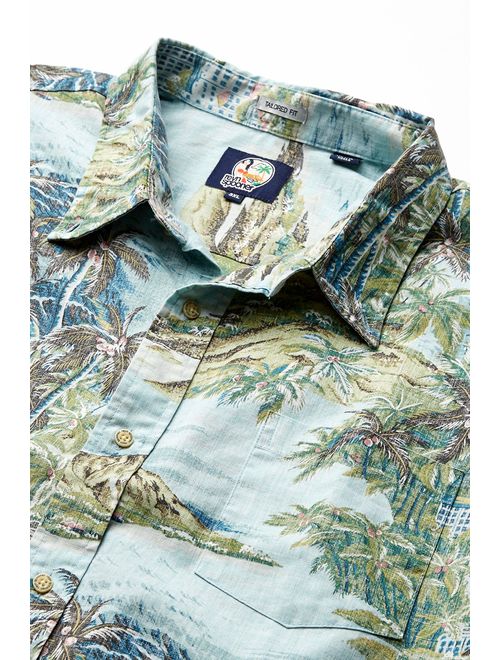 Reyn Spooner Men's Weekend Washed Tailored Fit Hawaiian Shirt