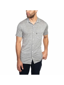 Woolly Clothing Men's Merino Wool Button Up - Wicking Breathable Anti-Odor