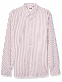 Amazon Brand - Goodthreads Men's Long-Sleeve Striped Oxford Shirt W/Pocket