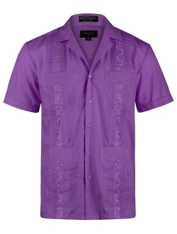 Ward St Men's Short Sleeve Cuban Guayabera