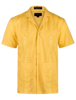 Ward St Men's Short Sleeve Cuban Guayabera