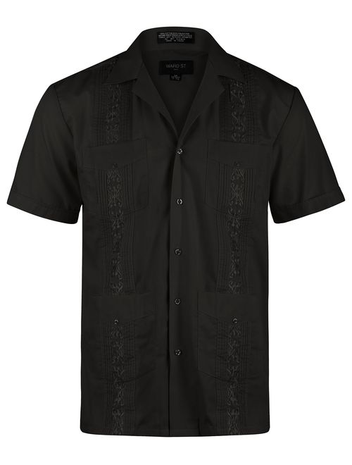 Ward St Men's Short Sleeve Cuban Guayabera