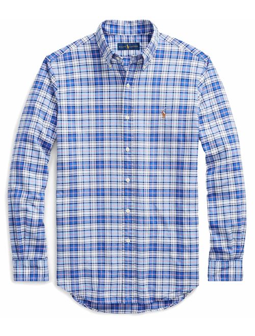 Polo Ralph Lauren Men's Big and Tall Men's Classic Fit Button Down Shirt Long Sleeve