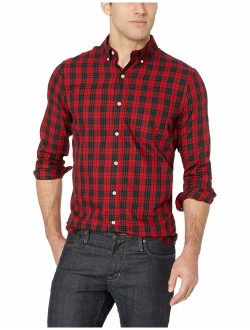 Chaps Men's Plaid Fashion Long Sleeve Sport Shirt