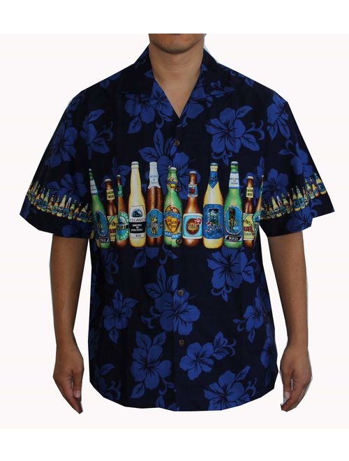 Alohawears Clothing Company Hawaiian Men's Island Beers Shirt