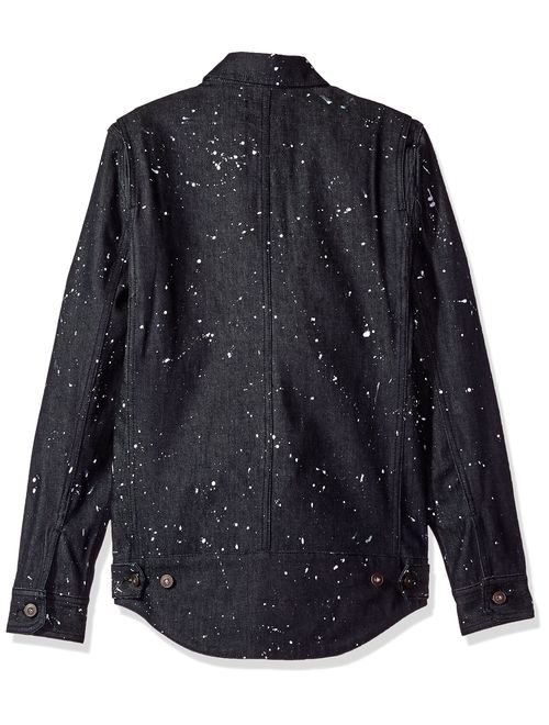 Publish Brand INC. Men's Koby Paint Splattered Button Down Shirt