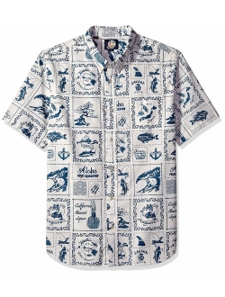 Reyn Spooner Men's Stories from The East Spooner Kloth Tailored Hawaiian Shirt