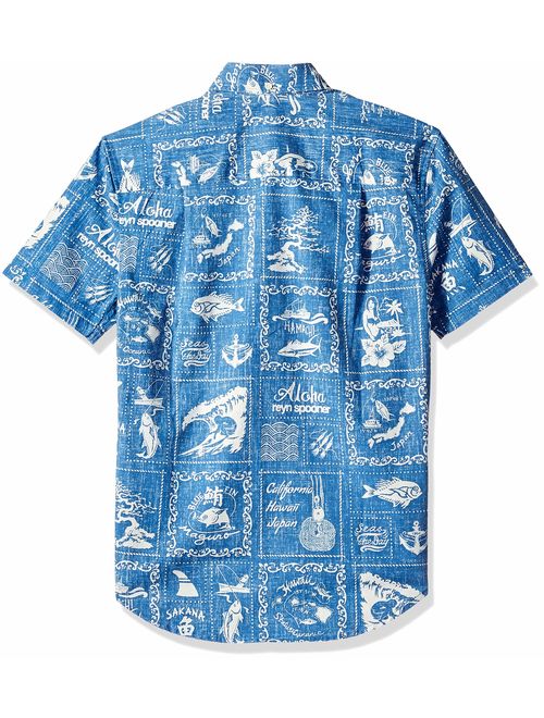 Reyn Spooner Men's Stories from The East Spooner Kloth Tailored Hawaiian Shirt