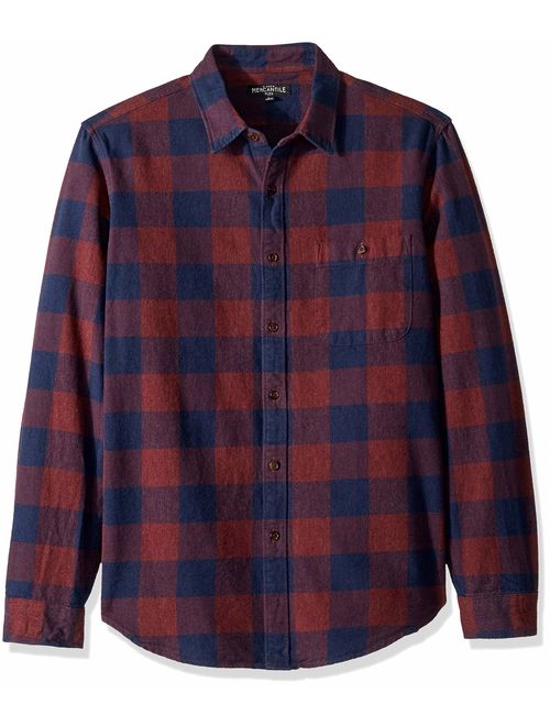 J.Crew Mercantile Men's Long-Sleeve Heathered Gingham Shirt