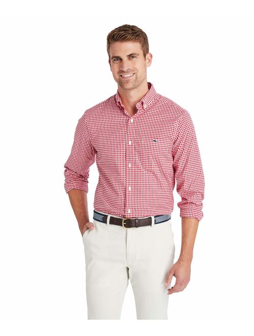 Vineyard Vines Men's Arawak Gingham Classic Fit Tucker Shirt