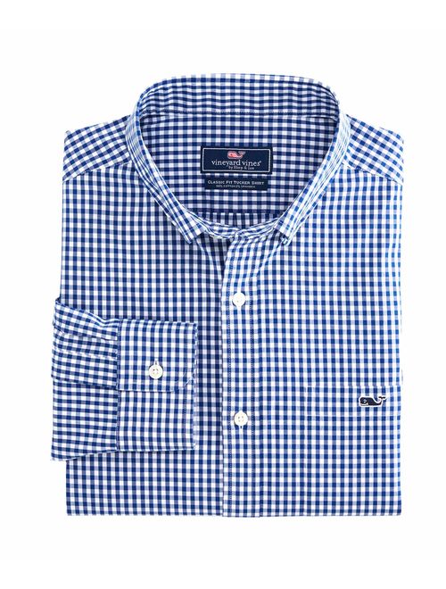 Vineyard Vines Men's Arawak Gingham Classic Fit Tucker Shirt