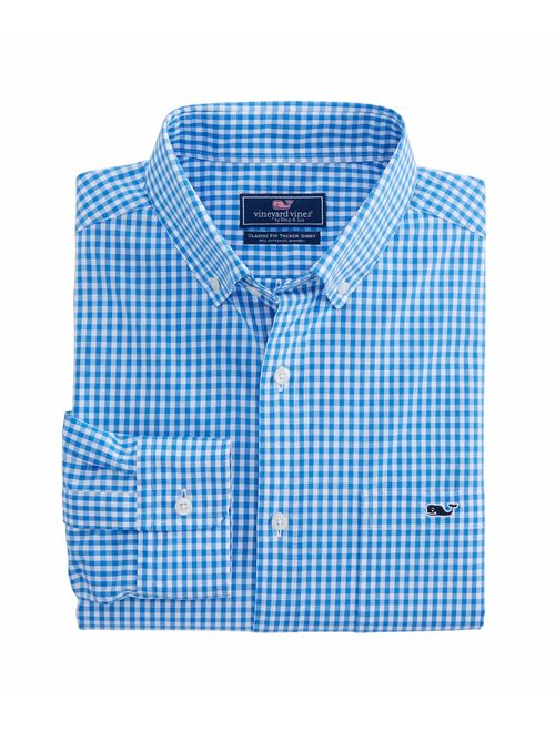 Vineyard Vines Men's Arawak Gingham Classic Fit Tucker Shirt