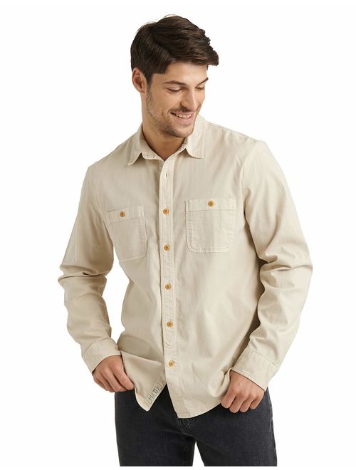 Lucky Brand Men's Long Sleeve Button Up Mason Workwear Shirt