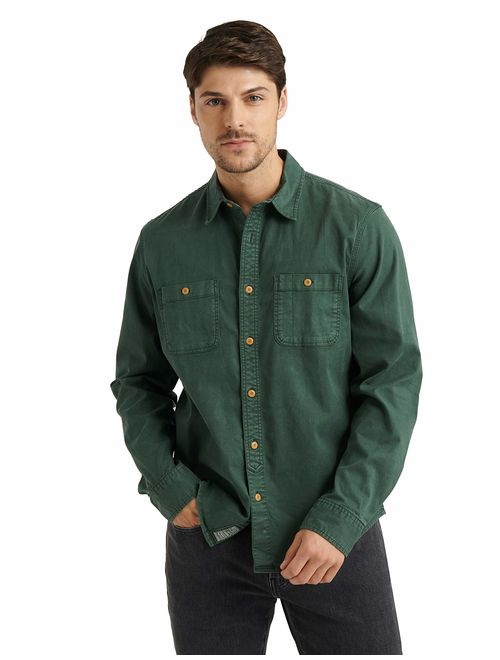 Lucky Brand Men's Long Sleeve Button Up Mason Workwear Shirt