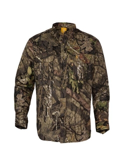 Browning Wasatch-CB Long Sleeve Shirt, Mossy Oak Original Bottomlands, 2XL