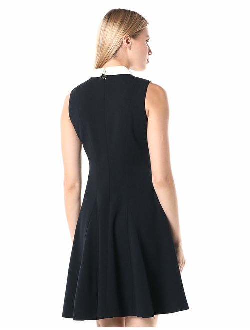 Tommy Hilfiger Women's Collar Fit and Flare Dress