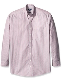 Men's Big and Tall Long Sleeve Camano Wrinkle Free Check, Granada, X-Large/Tall