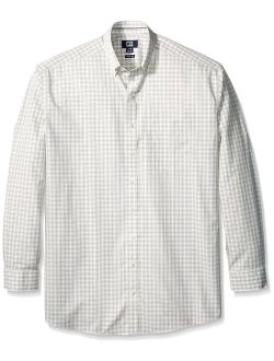 Men's Big and Tall Long Sleeve Orcas Wrinkle Free Plaid, Granada, 3X/Big