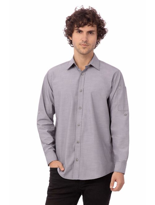 Chef Works Men's Chambray Shirt