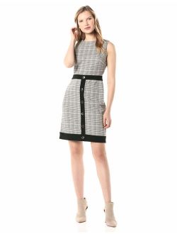 Women's Button Front Menswear Shift