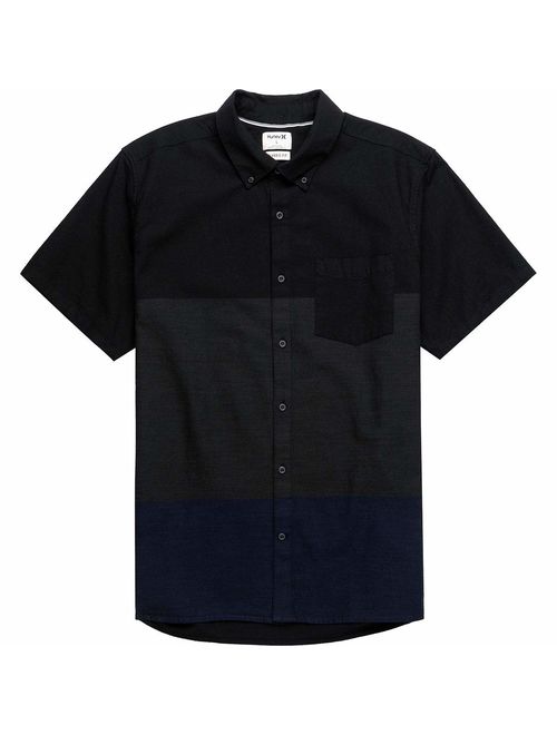 Hurley Mens Engineered One and Only Woven Short Sleeve Top