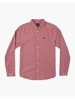 Men's Thatll Do Stretch Long Sleeve Woven Button Front Shirt