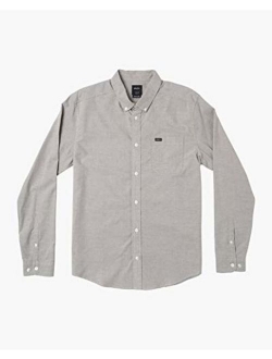 Men's Thatll Do Stretch Long Sleeve Woven Button Front Shirt