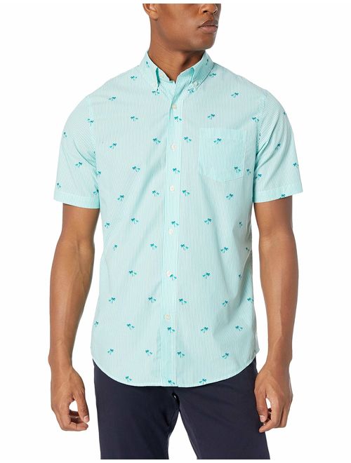 Chaps Men's Short Sleeve Easy Care Button Down Shirt