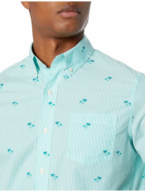 Chaps Men's Short Sleeve Easy Care Button Down Shirt