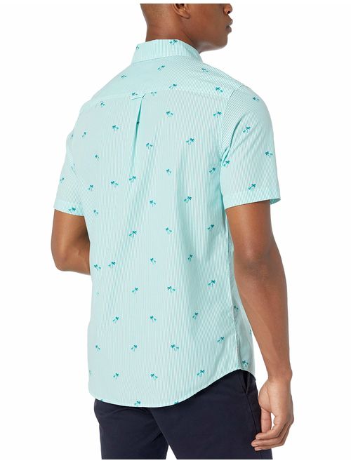 Chaps Men's Short Sleeve Easy Care Button Down Shirt