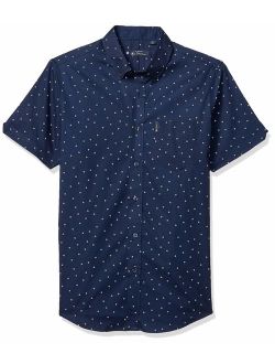 Ben Sherman Men's Ss Mini Box Print Shirt